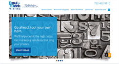 Desktop Screenshot of paul-markprinting.com